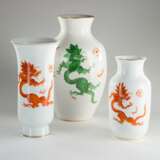 Große Vase Ming Drache, - фото 1