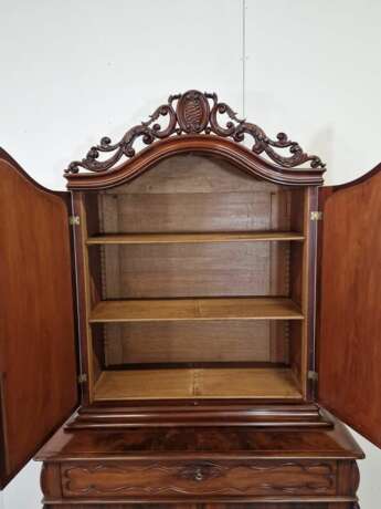 Antique mahogany bookcase - secretary Mahogany 19th century - photo 5