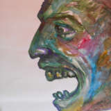 А мне плевать ! Бумага Смешанная техника Экспрессивный субъективизм фантастический сюжет - фото 1