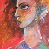 Светская львица Paper Mixed media Экспрессивный субъективизм Story-themed picture - photo 1