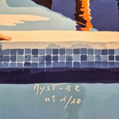 Myst-RZ, Gaze fight, signed and numeroted 110, 2024