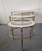 Laiton. Ensemble de 3 tables 