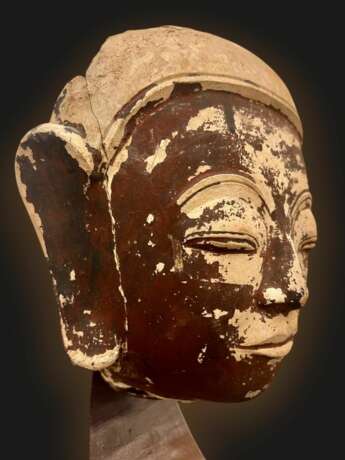 Terracotta Buddha head Shan State Kingdom Burma 16th18th century Stoneware 16th century - photo 7