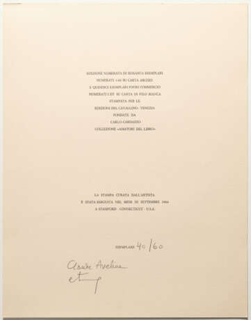 Sorel Etrog und Claude Aveline. L'oiseau qui n'existe pas - photo 7