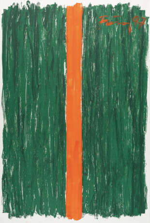 Günther Förg. Ohne Titel (Grün) - photo 1