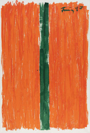 Günther Förg. Ohne Titel (Orange) - photo 1