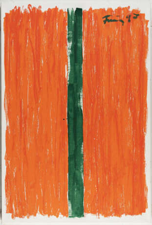 Günther Förg. Ohne Titel (Orange) - photo 2