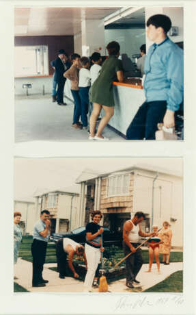 Dan Graham. 2 Bll.: People in New Highway Restaurant, NJ – Two Family Groups, NY - photo 1