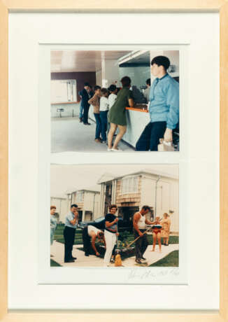 Dan Graham. 2 Bll.: People in New Highway Restaurant, NJ – Two Family Groups, NY - photo 3