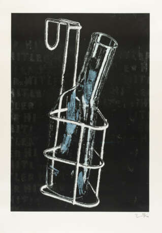 Jörg Immendorff. 2 Bll.: Zeig was Du hast - Ohne Titel - photo 5 Jörg Immendorff. 2 Bll.: Zeig was Du hast - Ohne Titel - photo 5