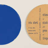 Yves Klein. Vitesse pure et stabilité monochrome par Yves Klein et Tinguely (Einladung zur Ausstellung in der Galerie Iris Clert, Paris, November 1958) - photo 2