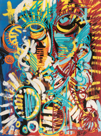 Leon Löwentraut. Ohne Titel (Different Minds) - photo 1