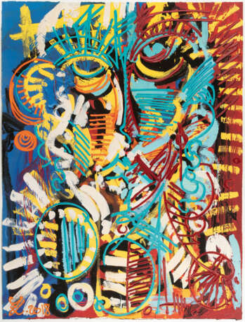 Leon Löwentraut. Ohne Titel (Different Minds) - photo 2