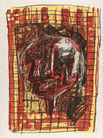 Markus Lüpertz. 2 Bll.: Ohne Titel (Parsifal – Männer ohne Frauen) - photo 1