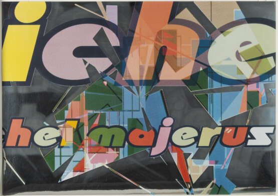 Michel Majerus. 4 Bll. aus: Ohne Titel (Edition Griffelkunst) - photo 6