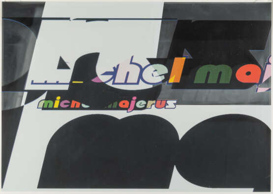 Michel Majerus. 4 Bll. aus: Ohne Titel (Edition Griffelkunst) - photo 8