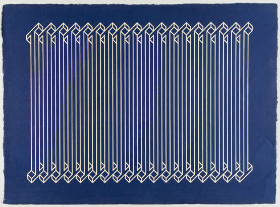 Nedo (Nedo Mion Ferrario). Blue Background and White Rays (Fondo Azul y Rayas Blancas) - photo 2