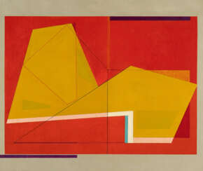 Gudrun Piper. „Komposition auf Rot – 1956“