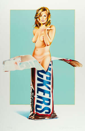 Mel Ramos. Candy II - Snickers - Foto 1