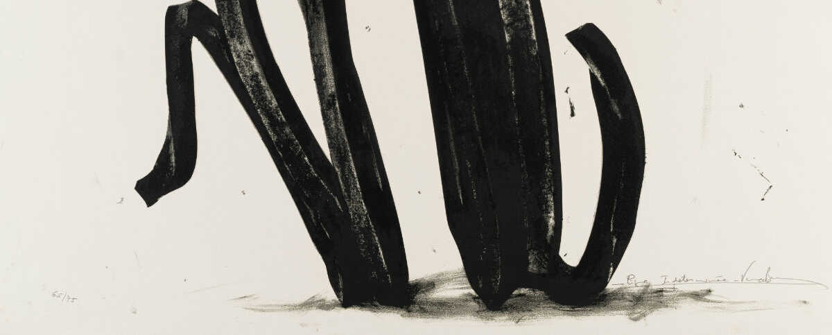 Bernar Venet. Aus: „Ligne Indeterminée“