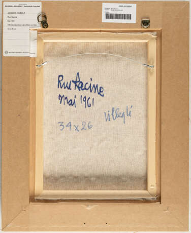 Jacques Villeglé. Rue Racine - photo 2