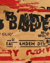 Jacques Villeglé. „Aux 3 Baudets“