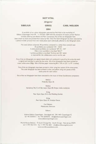 Not Vital. Dirigerer Sibelius, Grieg, Carl Nielsen - photo 5 Not Vital. Dirigerer Sibelius, Grieg, Carl Nielsen - photo 5