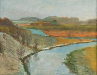 Friedrich Ahlers-Hestermann. Flusslandschaft