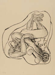 Max Beckmann. Schlafender Athlet