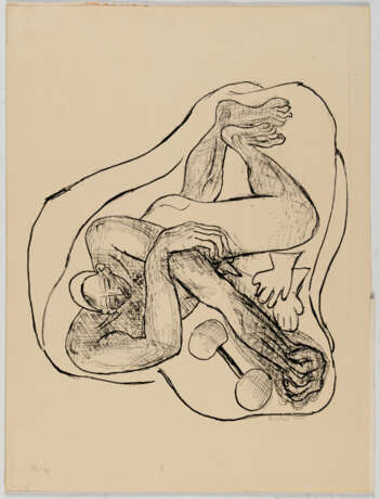 Max Beckmann. Schlafender Athlet - photo 2 Max Beckmann. Schlafender Athlet - photo 2