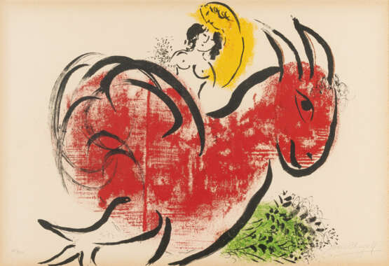 Marc Chagall. Le coq rouge - фото 1