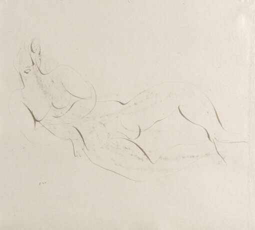 Jean Fautrier. Nu allongée, 2 - photo 1