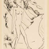 Erich Heckel. Stehendes Mädchen am Strand - фото 1