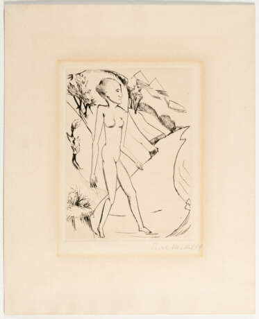 Erich Heckel. Stehendes Mädchen am Strand - фото 2