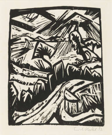 Erich Heckel. „Frühlingslandschaft“ - фото 1 Erich Heckel. „Frühlingslandschaft“ - фото 1