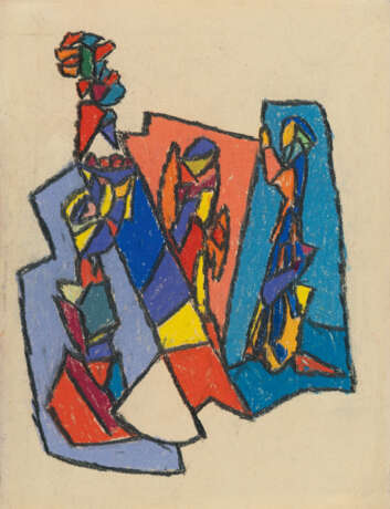 Adolf Hölzel. Komposition mit Figurengruppe - фото 1