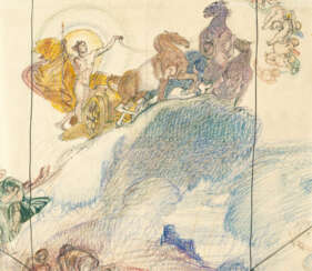 Rudolf Jettmar. Helios auf dem Sonnenwagen (Glorie des Apoll)