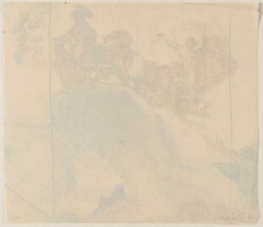 Rudolf Jettmar. Helios auf dem Sonnenwagen (Glorie des Apoll) - photo 3 Rudolf Jettmar. Helios auf dem Sonnenwagen (Glorie des Apoll) - photo 3