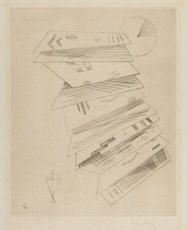 Wassily Kandinsky. Zweite Radierung für die Editions "Cahiers d'Art" - Foto 1