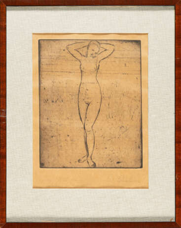 Wilhelm Lehmbruck. „junges Weib stehend Arme über Kopf verschränkt“ - фото 1 Wilhelm Lehmbruck. „junges Weib stehend Arme über Kopf verschränkt“ - фото 1