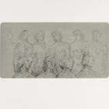 Henry Moore. Female figures with grey background - photo 1