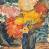 Leonid Pasternak. Flowers in a blue vase - photo 1