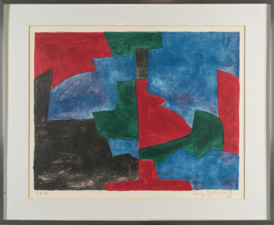 Serge Poliakoff. Composition verte, rouge et bleue - photo 4 Serge Poliakoff. Composition verte, rouge et bleue - photo 4