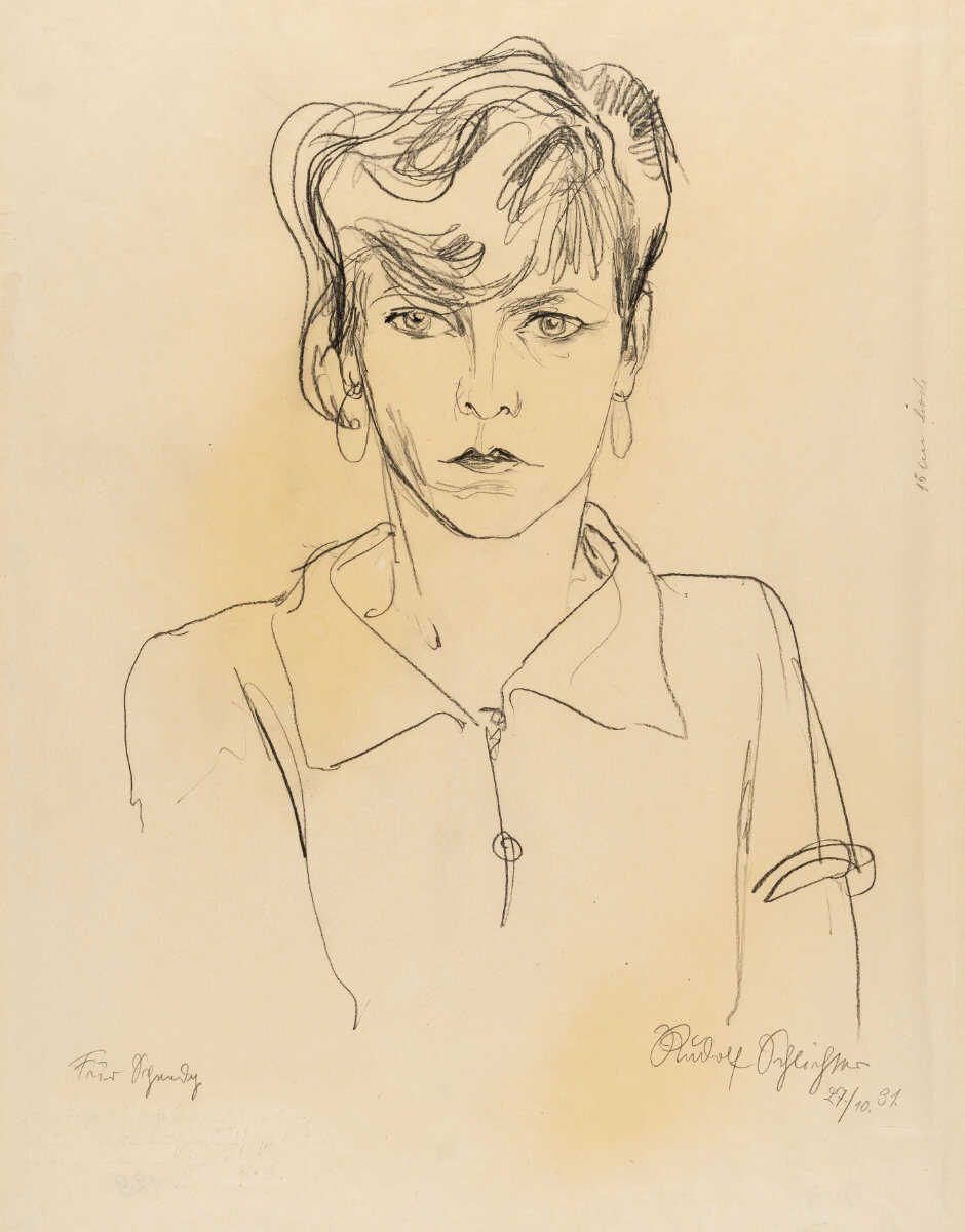 Rudolf Schlichter. Porträt Speedy