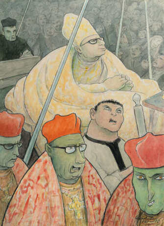 Walter Schnackenberg. „Prozession“ - фото 1 Walter Schnackenberg. „Prozession“ - фото 1