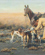 Übersicht. Hugo Ungewitter. Kosakenreiter mit seinen Hunden