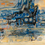 Conrad Westpfahl. Ohne Titel (Komposition königsblau, schwarz und ocker) - photo 1