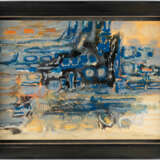 Conrad Westpfahl. Ohne Titel (Komposition königsblau, schwarz und ocker) - photo 2