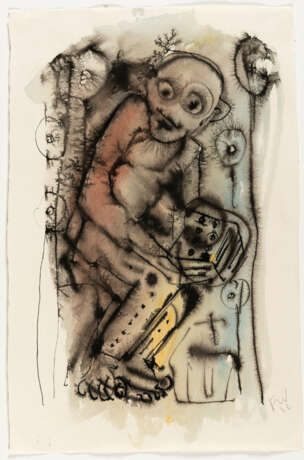 Fritz Winter. 2 Bll.: Ohne Titel - photo 2 Fritz Winter. 2 Bll.: Ohne Titel - photo 2