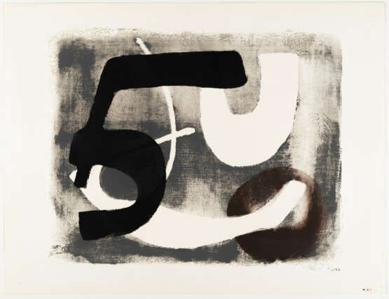 Fritz Winter. 2 Bll.: Ohne Titel - photo 4 Fritz Winter. 2 Bll.: Ohne Titel - photo 4